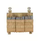 [Zestaw] Buckle Up Assault Plate Carrier Cummerbund - Coyote [8FIELDS] + Ładownica Under Zip Pouch do kamizelek - TAN [8FIELDS] + SZTURMOWY PANEL NA PLECY MOD.3 -TAN [8FIELDS] + Buckle Up potrójna ładownica na magazynki SR25/AR-10/M14/SCAR-H - CT