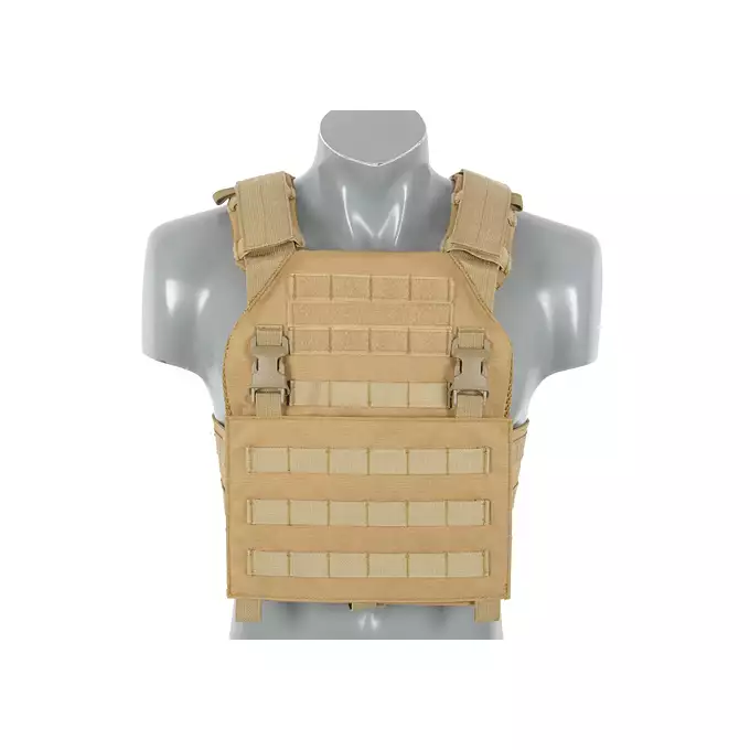 [Zestaw] Buckle Up Assault Plate Carrier Cummerbund - Coyote [8FIELDS] + Ładownica Under Zip Pouch do kamizelek - TAN [8FIELDS] + SZTURMOWY PANEL NA PLECY MOD.3 -TAN [8FIELDS] + Szybka poczwórna ładownica BUCKLE UP na magazynki MP5/SMG/UTR45 - Coyote [8FIELDS]