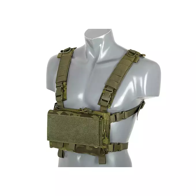 [Zestaw] Hybrydowy Chest Rig - MT [8FIELDS] + Poczwórna wkładka na magazynki pistoletowe MP5/SMG - Black [8FIELDS]