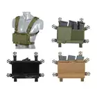 [Zestaw] Hybrydowy Chest Rig - MT [8FIELDS] + Podwójna wkładka na magazynki karabinowe AR-10/SR25 - Black [8FIELDS]