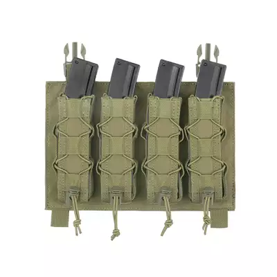[Zestaw] Buckle Up Assault Plate Carrier Cummerbund - Olive [8FIELDS] + Ładownica Under Zip Pouch do kamizelek - OD [8FIELDS] + SZTURMOWY PANEL NA PLECY MOD.3 - Olive [8FIELDS] + Szybka poczwórna ładownica BUCKLE UP na magazynki MP5/SMG/UTR45 - Olive [8FIELDS]