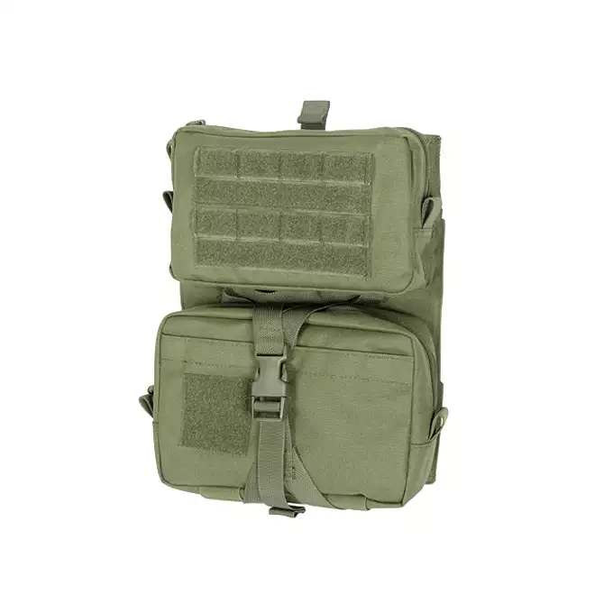 [Zestaw] Buckle Up Assault Plate Carrier Cummerbund - Olive [8FIELDS] + Ładownica Under Zip Pouch do kamizelek - OD [8FIELDS] + SZTURMOWY PANEL NA PLECY MOD.3 - Olive [8FIELDS] + Buckle Up potrójna ładownica na magazynki SR25/AR-10/M14/SCAR-H - OD