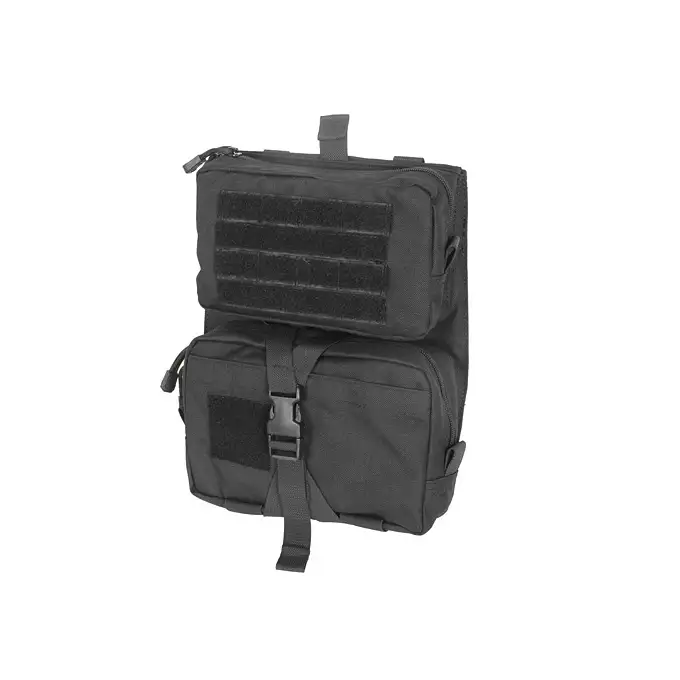 [Zestaw] Buckle Up Assault Plate Carrier Cummerbund - Black [8FIELDS] + Ładownica Under Zip Pouch do kamizelek - Black [8FIELDS] + SZTURMOWY PANEL NA PLECY MOD.3 - Black [8FIELDS] + Szybka poczwórna ładownica BUCKLE UP na magazynki MP5/SMG/UTR45 - Black