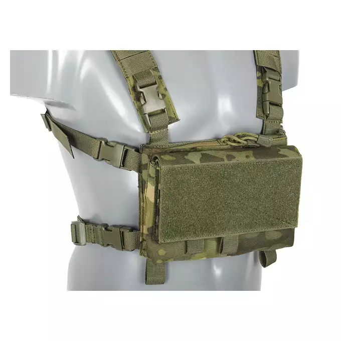 [Zestaw] Hybrydowy Chest Rig - MT [8FIELDS] + Poczwórna wkładka na magazynki pistoletowe MP5/SMG - Black [8FIELDS]