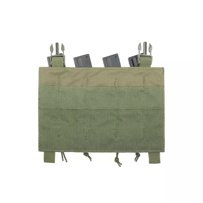 [Zestaw] Buckle Up Assault Plate Carrier Cummerbund - Olive [8FIELDS] + Ładownica Under Zip Pouch do kamizelek - OD [8FIELDS] + SZTURMOWY PANEL NA PLECY MOD.3 - Olive [8FIELDS] + Szybka poczwórna ładownica BUCKLE UP na magazynki MP5/SMG/UTR45 - Olive [8FIELDS]