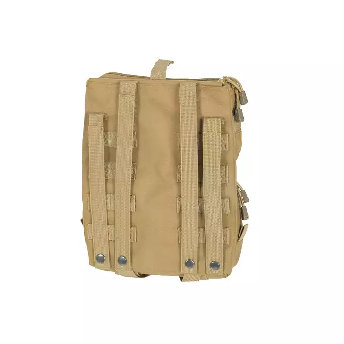 [Zestaw] Buckle Up Assault Plate Carrier Cummerbund - Coyote [8FIELDS] + Ładownica Under Zip Pouch do kamizelek - TAN [8FIELDS] + SZTURMOWY PANEL NA PLECY MOD.3 -TAN [8FIELDS] + Szybka poczwórna ładownica BUCKLE UP na magazynki MP5/SMG/UTR45 - Coyote [8FIELDS]