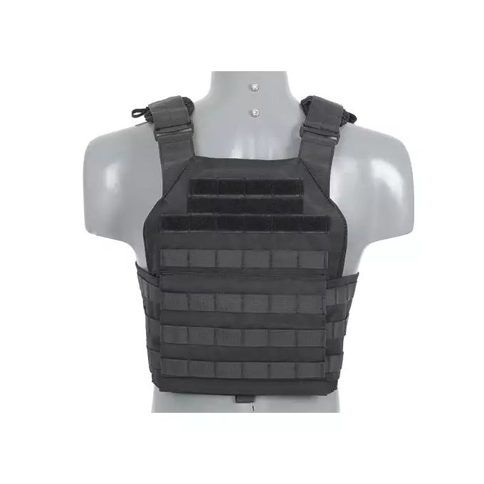 [Zestaw] Buckle Up Assault Plate Carrier Cummerbund - Black [8FIELDS] + Ładownica Under Zip Pouch do kamizelek - Black [8FIELDS] + SZTURMOWY PANEL NA PLECY MOD.3 - Black [8FIELDS] + Szybka poczwórna ładownica BUCKLE UP na magazynki MP5/SMG/UTR45 - Black