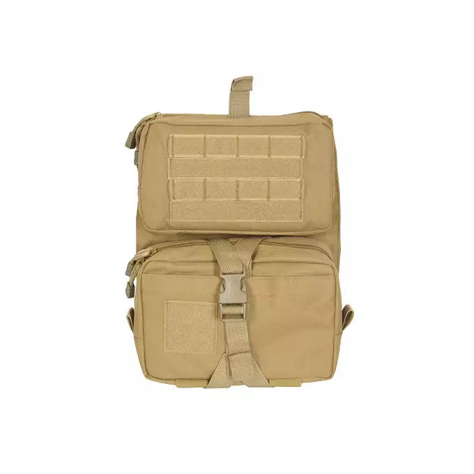 [Zestaw] Buckle Up Assault Plate Carrier Cummerbund - Coyote [8FIELDS] + Ładownica Under Zip Pouch do kamizelek - TAN [8FIELDS] + SZTURMOWY PANEL NA PLECY MOD.3 -TAN [8FIELDS] + Buckle Up potrójna ładownica na magazynki SR25/AR-10/M14/SCAR-H - CT