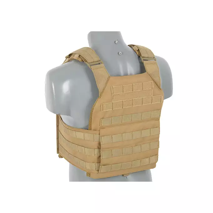 [Zestaw] Buckle Up Assault Plate Carrier Cummerbund - Coyote [8FIELDS] + Ładownica Under Zip Pouch do kamizelek - TAN [8FIELDS] + SZTURMOWY PANEL NA PLECY MOD.3 -TAN [8FIELDS] + Szybka poczwórna ładownica BUCKLE UP na magazynki MP5/SMG/UTR45 - Coyote [8FIELDS]