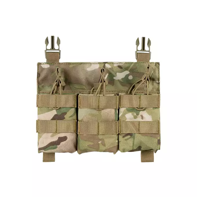 [Zestaw] Buckle Up Assault Plate Carrier Cummerbund - Multicamo [8FIELDS] + Ładownica Under Zip Pouch do kamizelek - Multicamo [8FIELDS] + SZTURMOWY PANEL NA PLECY MOD.3 -  Multicamo [8FIELDS] + Buckle Up potrójna ładownica na magazynki SR25/AR-10/M14/SCAR-H - MC
