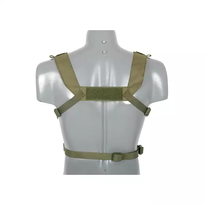 [Zestaw] Hybrydowy Chest Rig - Olive [8FIELDS] + Podwójna wkładka na magazynki karabinowe AR-10/SR25 - Black [8FIELDS]