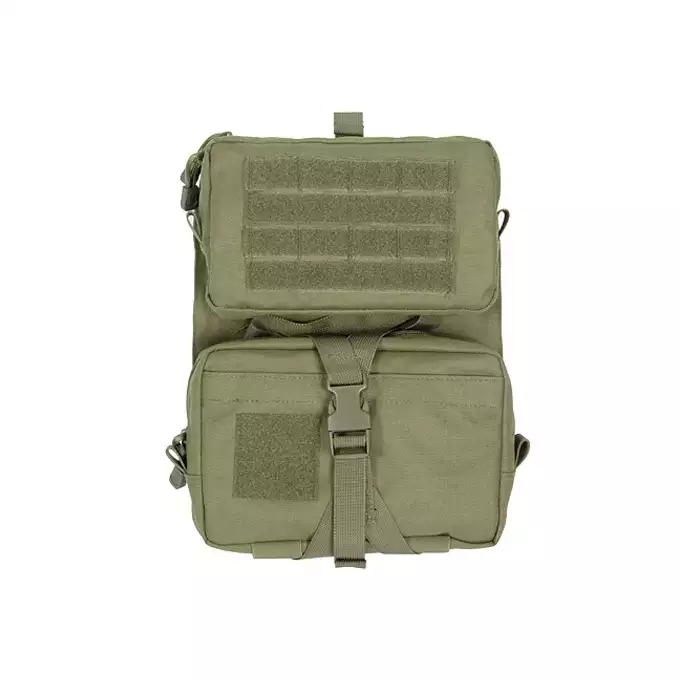[Zestaw] Buckle Up Assault Plate Carrier Cummerbund - Olive [8FIELDS] + Ładownica Under Zip Pouch do kamizelek - OD [8FIELDS] + SZTURMOWY PANEL NA PLECY MOD.3 - Olive [8FIELDS] + Szybka poczwórna ładownica BUCKLE UP na magazynki MP5/SMG/UTR45 - Olive [8FIELDS]