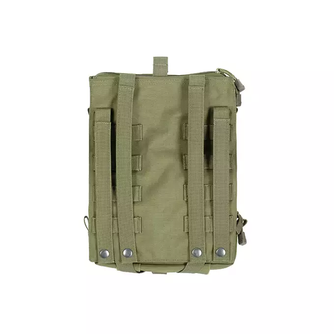 [Zestaw] Buckle Up Assault Plate Carrier Cummerbund - Olive [8FIELDS] + Ładownica Under Zip Pouch do kamizelek - OD [8FIELDS] + SZTURMOWY PANEL NA PLECY MOD.3 - Olive [8FIELDS] + Buckle Up potrójna ładownica na magazynki SR25/AR-10/M14/SCAR-H - OD