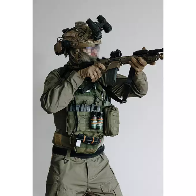 [Zestaw] Buckle Up Assault Plate Carrier Cummerbund - Olive [8FIELDS] + Ładownica Under Zip Pouch do kamizelek - OD [8FIELDS] + SZTURMOWY PANEL NA PLECY MOD.3 - Olive [8FIELDS] + Buckle Up potrójna ładownica na magazynki SR25/AR-10/M14/SCAR-H - OD