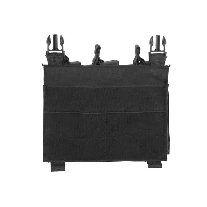 [Zestaw] Buckle Up Assault Plate Carrier Cummerbund - Black [8FIELDS] + Ładownica Under Zip Pouch do kamizelek - Black [8FIELDS] + SZTURMOWY PANEL NA PLECY MOD.3 - Black [8FIELDS] + Buckle Up potrójna ładownica karabinowo-pistoletowa 5.56/9mm - BK