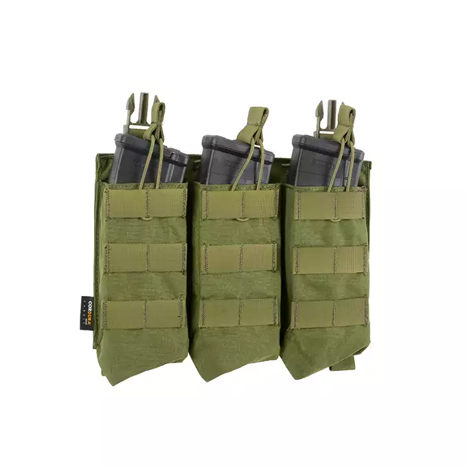 [Zestaw] Buckle Up Assault Plate Carrier Cummerbund - Olive [8FIELDS PREMIUM] + Buckle Up potrójna ładownica na magazynki AK47/AKM - Olive + Szturmowy panel na plecy Mod.2 - Olive [8FIELDS PREMIUM]