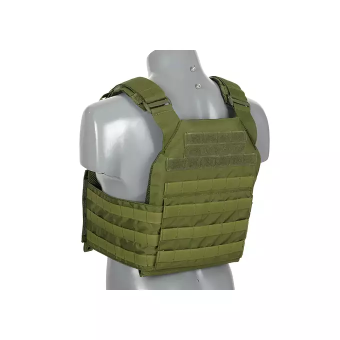 [Zestaw] Buckle Up Assault Plate Carrier Cummerbund - Olive [8FIELDS PREMIUM] + Buckle Up potrójna ładownica na magazynki 5.56 - Olive + Szturmowy panel na plecy Mod.2 - Olive [8FIELDS PREMIUM]