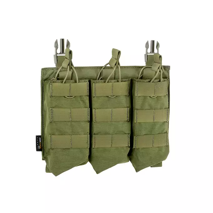 [Zestaw] Buckle Up Assault Plate Carrier Cummerbund - Olive [8FIELDS PREMIUM] + Buckle Up potrójna ładownica na magazynki AK47/AKM - Olive + Szturmowy panel na plecy Mod.2 - Olive [8FIELDS PREMIUM]