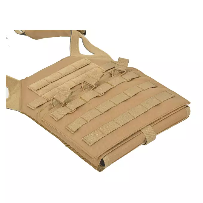 [Zestaw] Jump Plate Carrier Cummerbund - Coyote [8FIELDS] + SZTURMOWY PANEL NA PLECY MOD.3 -TAN [8FIELDS] + Ładownica Under Zip Pouch do kamizelek - TAN [8FIELDS]