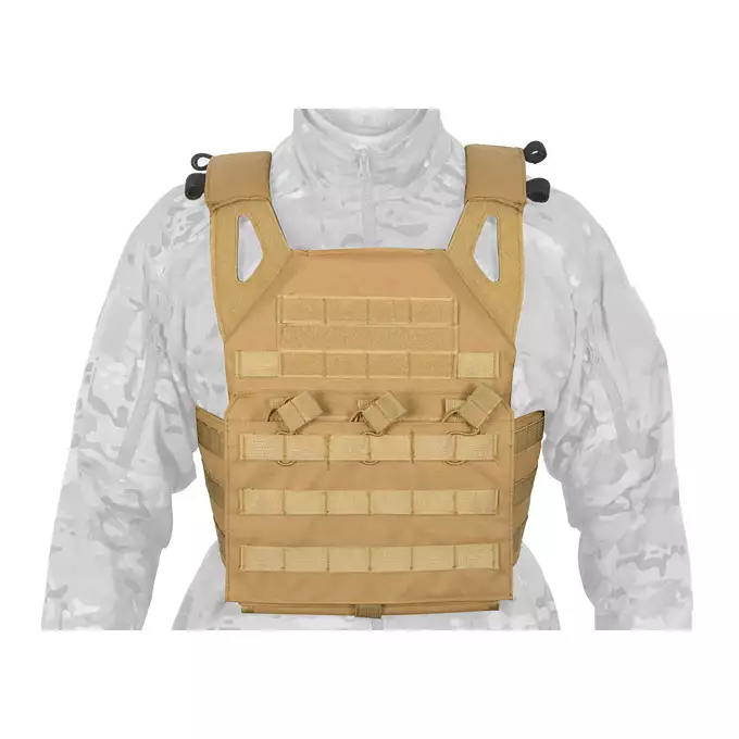 [Zestaw] Jump Plate Carrier Cummerbund - Coyote [8FIELDS] + SZTURMOWY PANEL NA PLECY MOD.3 -TAN [8FIELDS] + Ładownica Under Zip Pouch do kamizelek - TAN [8FIELDS]