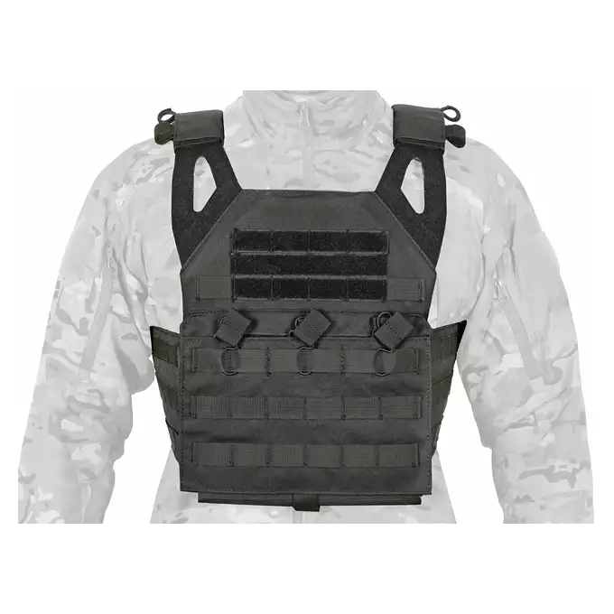 [Zestaw] Jump Plate Carrier Cummerbund - Black [8FIELDS] + SZTURMOWY PANEL NA PLECY MOD.3 - Black [8FIELDS] + Ładownica Under Zip Pouch do kamizelek - Black [8FIELDS]