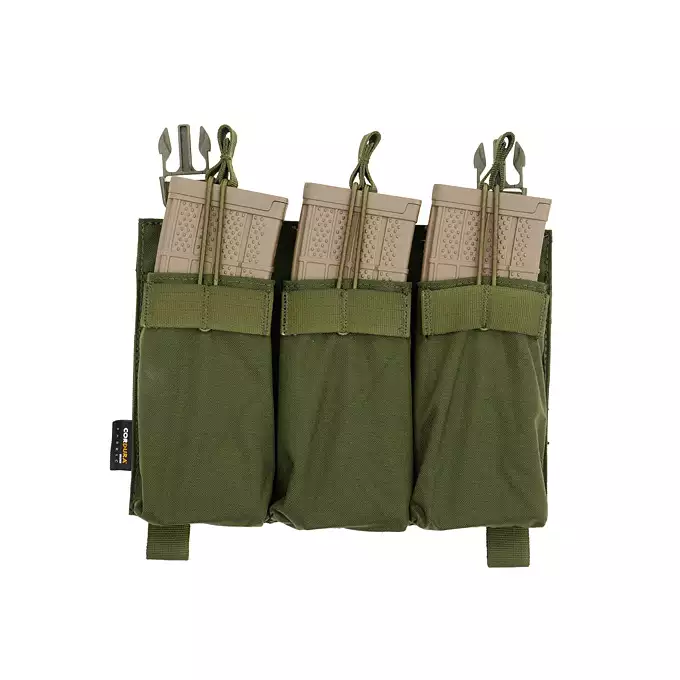 [Zestaw] Buckle Up Assault Plate Carrier Cummerbund - Olive [8FIELDS PREMIUM] + Buckle Up potrójna ładownica na magazynki 5.56 - Olive + Szturmowy panel na plecy Mod.2 - Olive [8FIELDS PREMIUM]