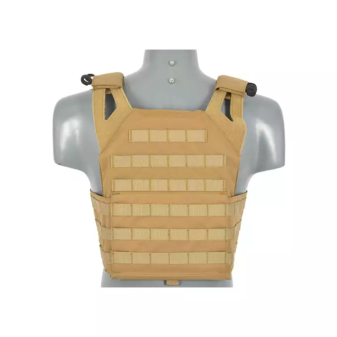 [Zestaw] Jump Plate Carrier Cummerbund - Coyote [8FIELDS] + SZTURMOWY PANEL NA PLECY MOD.3 -TAN [8FIELDS] + Ładownica Under Zip Pouch do kamizelek - TAN [8FIELDS]