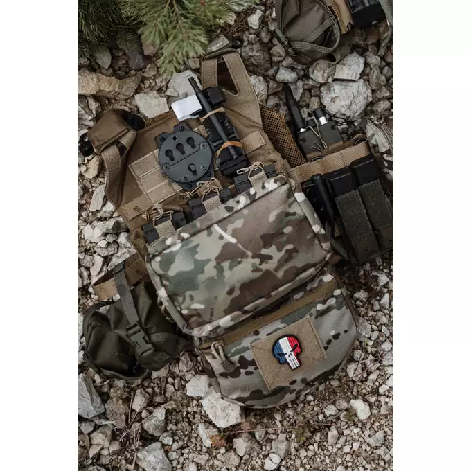 [Zestaw] Jump Plate Carrier Cummerbund - Coyote [8FIELDS] + SZTURMOWY PANEL NA PLECY MOD.3 -TAN [8FIELDS] + Ładownica Under Zip Pouch do kamizelek - TAN [8FIELDS]