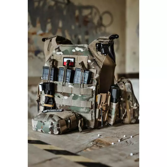 [Zestaw] Jump Plate Carrier Cummerbund - Multicamo [8FIELDS] + SZTURMOWY PANEL NA PLECY MOD.3 -  Multicamo [8FIELDS] + Ładownica Under Zip Pouch do kamizelek - Multicamo [8FIELDS]