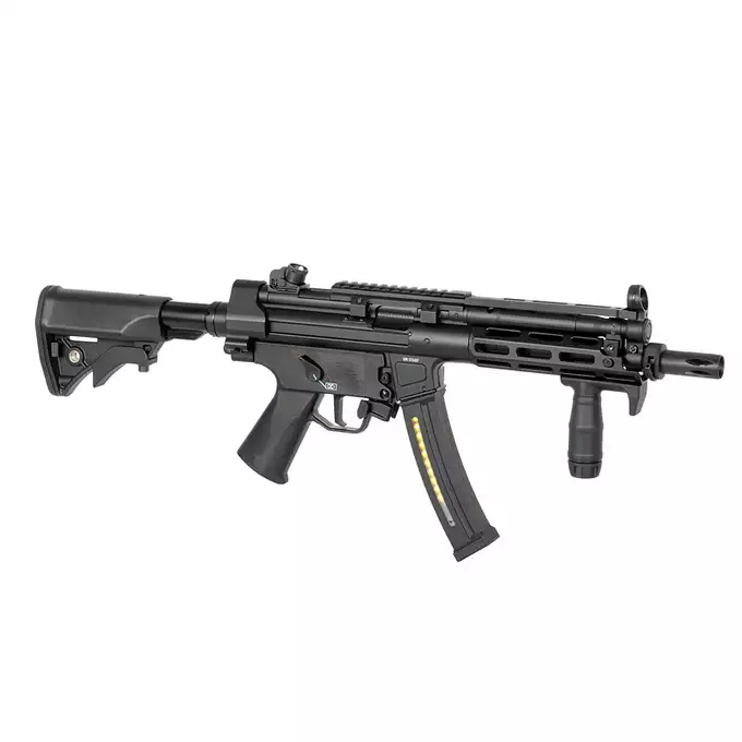 [Zestaw] CM.041H Upgraded Version [CYMA] + Tłumik podświetlający kulki z efektem płomienia Flare M [Eshooter]