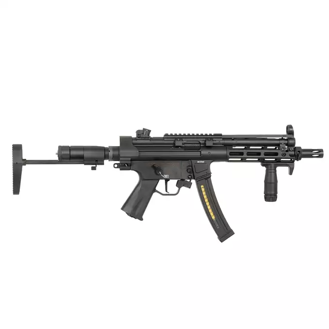 [Zestaw] CM.041G Upgraded Version [CYMA] + Tłumik podświetlający kulki z efektem płomienia Flare M [Eshooter]