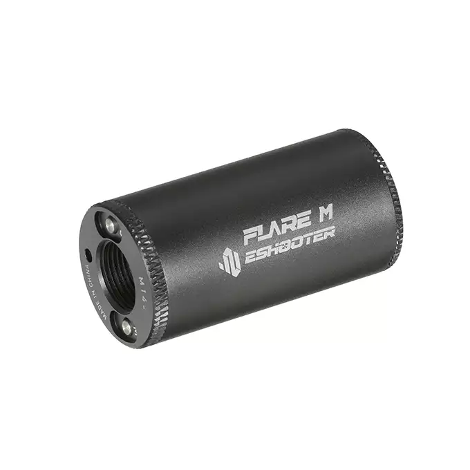 [Zestaw] Karabinek ASG M904G Falcon 3.0 ETU - Black [Double Eagle] + Tłumik podświetlający kulki z efektem płomienia Flare M [Eshooter]