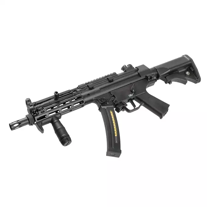 [Zestaw] CM.041H Upgraded Version [CYMA] + Tłumik podświetlający kulki z efektem płomienia Flare M [Eshooter]