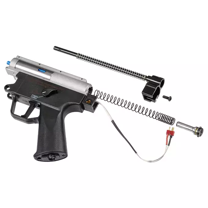 [Zestaw] CM.041H Upgraded Version [CYMA] + Tłumik podświetlający kulki z efektem płomienia Flare M [Eshooter]