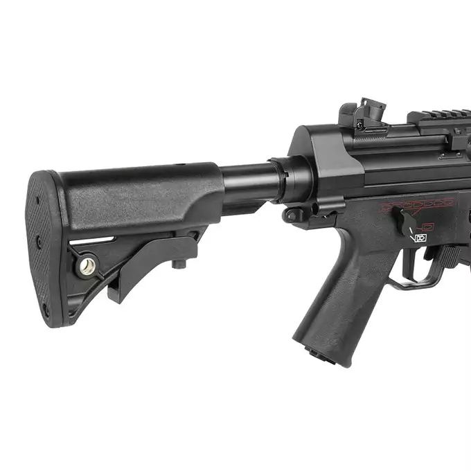 [Zestaw] CM.041H Upgraded Version [CYMA] + Tłumik podświetlający kulki z efektem płomienia Flare M [Eshooter]