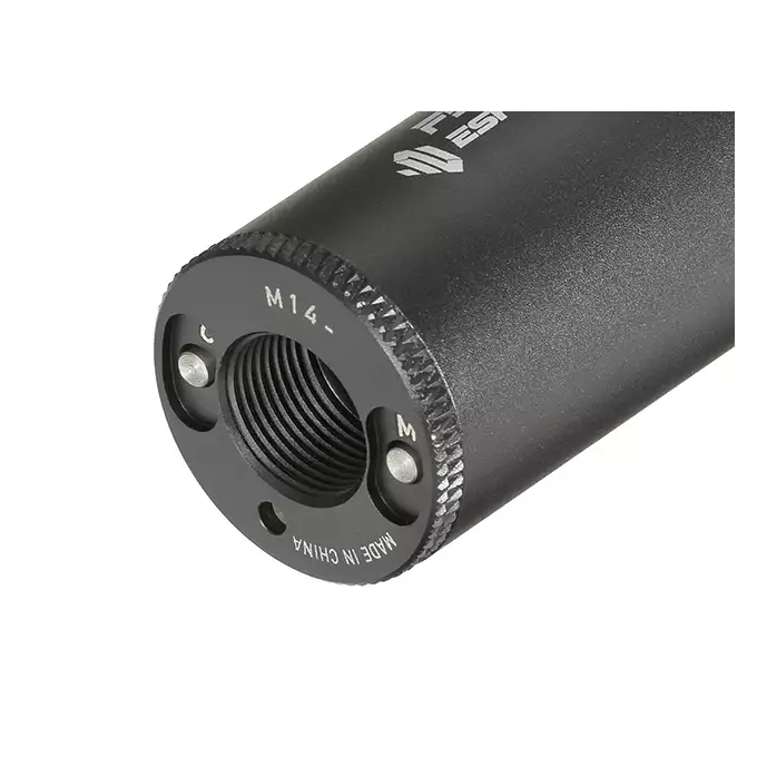 [Zestaw] Karabinek ASG M904G Falcon 3.0 ETU - Black [Double Eagle] + Tłumik podświetlający kulki z efektem płomienia Flare M [Eshooter]