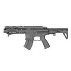 [Zestaw] Karabinek ASG M923A DEK762 7.62 / 300 BLK Falcon 3.0 ETU - Black [Double Eagle] + Tłumik podświetlający kulki z efektem płomienia Flare M [Eshooter]