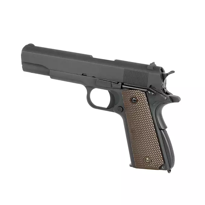 [Zestaw] 1911A CO2 - Black [WE] + Magazynek CO2 do repliki pistoletu 1911A [WE]