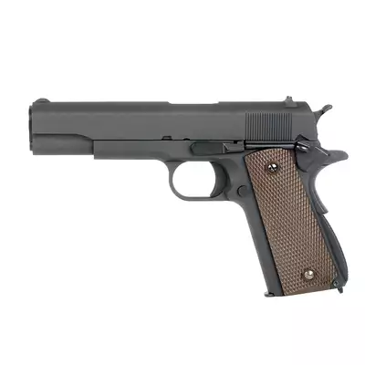 [Zestaw] 1911A CO2 - Black [WE] + Magazynek CO2 do repliki pistoletu 1911A [WE]