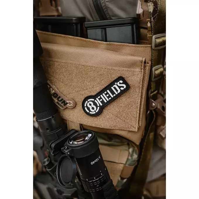 [Zestaw] Prosty Plate Carrier z atrapami miękkich wkładów balistycznych - CT + MOLLE kangurowy panel przedni - Coyote [8FIELDS]