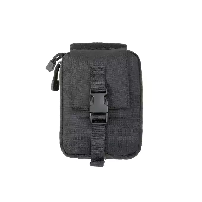 [Zestaw] Modularny Chest Rig Buckle Up - Black [8FIELDS] + Buckle Up potrójna ładownica na magazynki SR25/AR-10/M14/SCAR-H - BK + Ładownica sanitariusza - Black [8FIELDS]