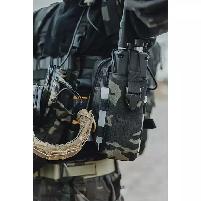 [Zestaw] Modularny Chest Rig Buckle Up - MB [8FIELDS] + Buckle Up potrójna ładownica na magazynki SR25/AR-10/M14/SCAR-H - MB + Ładownica na radio PRC148/152 - MB [8FIELDS]