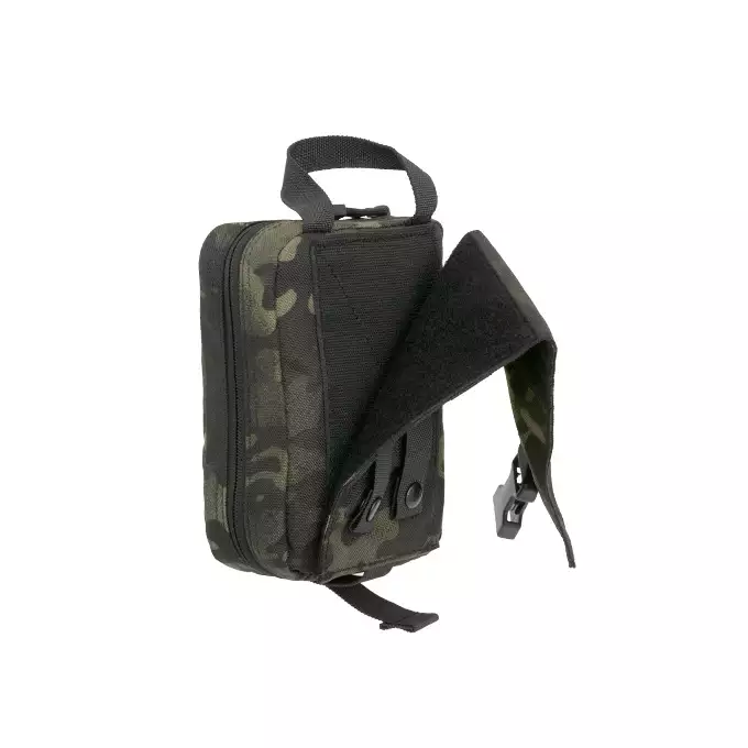 [Zestaw] Modularny Chest Rig Buckle Up - Black [8FIELDS] + Buckle Up potrójna ładownica na magazynki SR25/AR-10/M14/SCAR-H - BK + Ładownica sanitariusza - Black [8FIELDS]