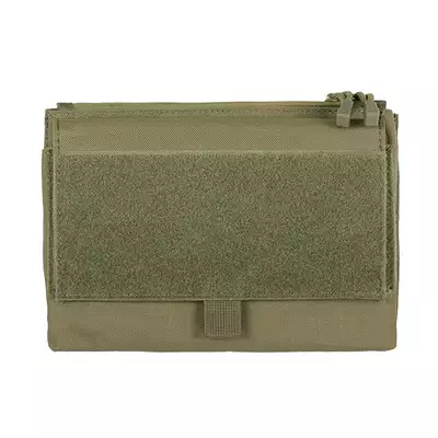 [Zestaw] Prosty Plate Carrier z atrapami miękkich wkładów balistycznych - Olive [8FIELDS] + MOLLE kangurowy panel przedni - Olive [8FIELDS]