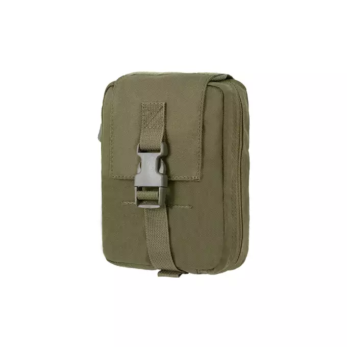 [Zestaw] Modularny Chest Rig Buckle Up - Olive [8FIELDS] + Buckle Up potrójna ładownica na magazynki SR25/AR-10/M14/SCAR-H - OD + Ładownica sanitariusza - Olive [8FIELDS] + Ładownica na radio PRC148/152 - Olive [8FIELDS]