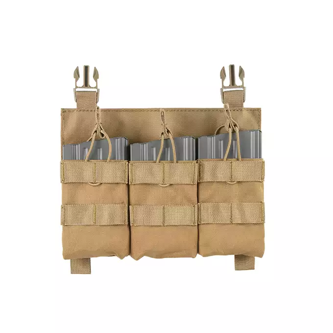 [Zestaw] Modularny Chest Rig Buckle Up - Coyote [8FIELDS] + Buckle Up potrójna ładownica na magazynki SR25/AR-10/M14/SCAR-H - CT + Ładownica sanitariusza - Coyote [8FIELDS] + Ładownica na radio PRC148/152 - Coyote [8FIELDS]