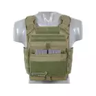[Set] Simple Plate Carrier with Dummy Soft Armor Inserts - MC + MOLLE Kangaroo Front-Panel - Multicamo [8FIELDS]