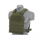 [Zestaw] Prosty Plate Carrier z atrapami miękkich wkładów balistycznych - Olive [8FIELDS] + MOLLE kangurowy panel przedni - Olive [8FIELDS]
