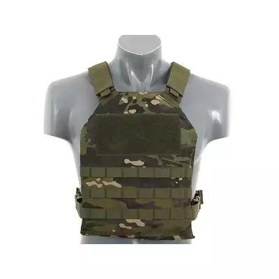 [Zestaw] Prosty Plate Carrier z atrapami miękkich wkładów balistycznych - MT [8FIELDS] + MOLLE kangurowy panel przedni - MT [8FIELDS]