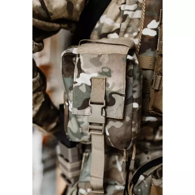 [Zestaw] Modularny Chest Rig Buckle Up - Multicamo [8FIELDS] + Buckle Up potrójna ładownica na magazynki SR25/AR-10/M14/SCAR-H - MC + Ładownica sanitariusza - Multicamo [8FIELDS] + Ładownica na radio PRC148/152 - Multicamo [8FIELDS]